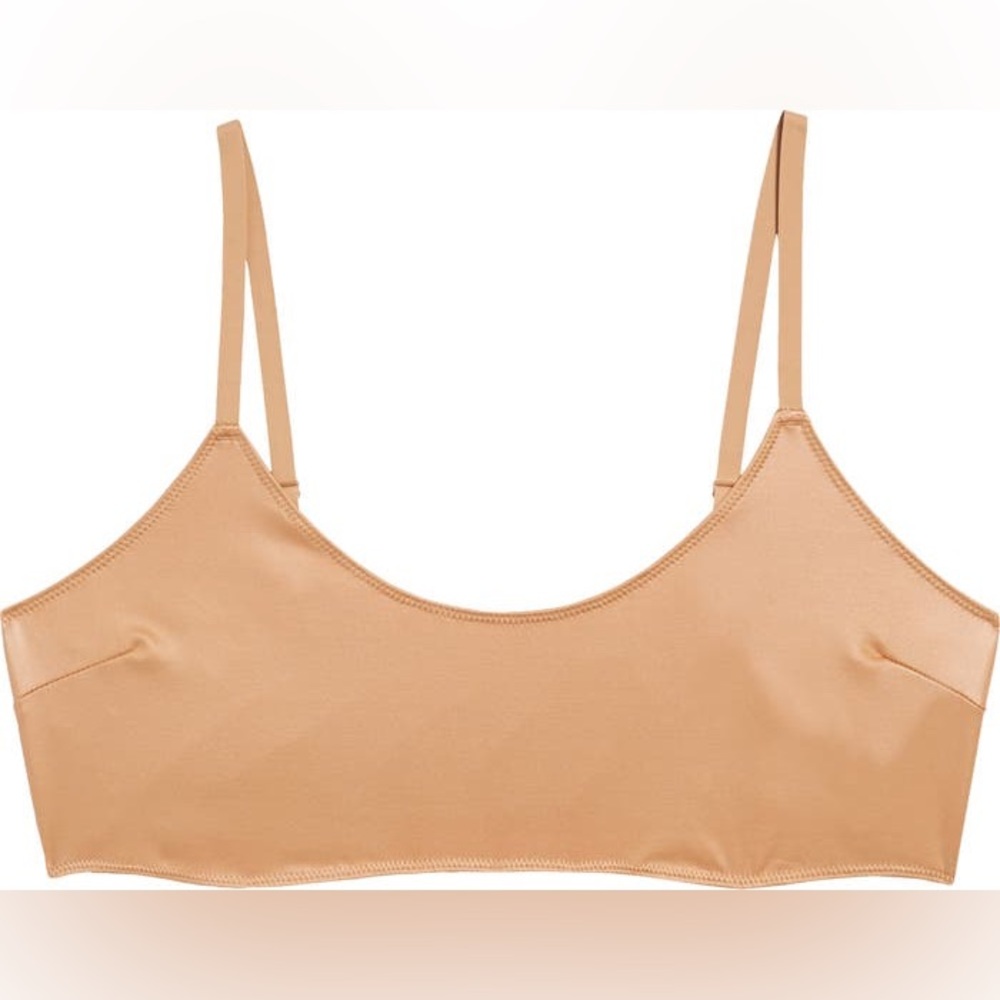 SKIMS Nude Beige Seamless Scoop Bralette